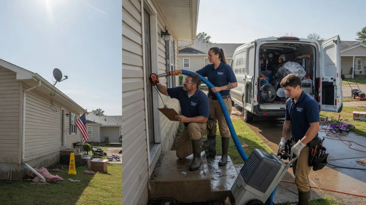 Ceiling Water Damage Restoration in Blue Mounds, WI near me
